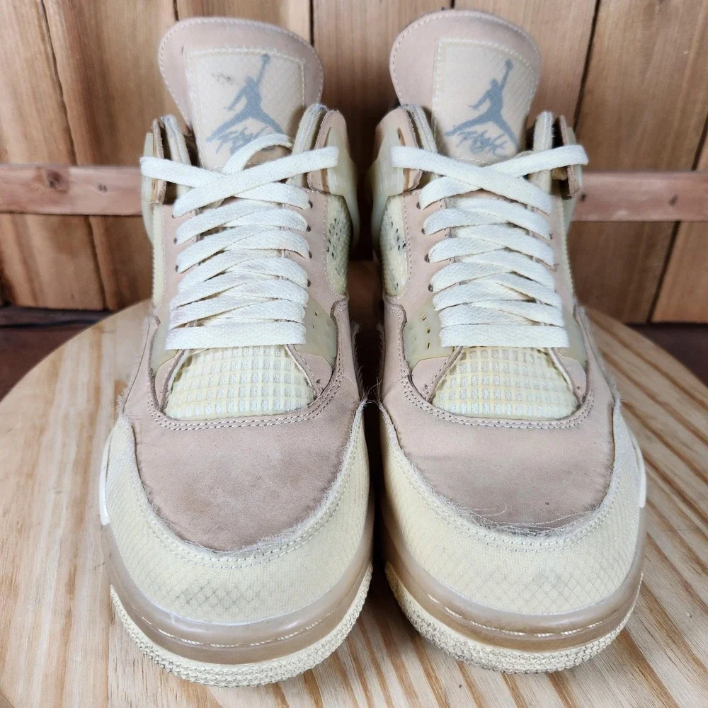 Nike Air Jordan 4 x Off-White‎ Sail CV9388-100 Women's 12.5 / Men's 11 Authentic